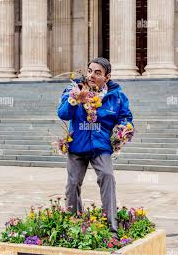 Rowan Atkinson Unveils Flower Sculptures to Support Endangered Bees