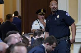 Capitol Police Officer Hesitant to Accept Apology from Rioter During January 6 Hearing