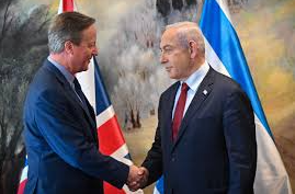 Cameron Holds Talks with Netanyahu and Herzog Following Israel-Hamas Ceasefire Agreement